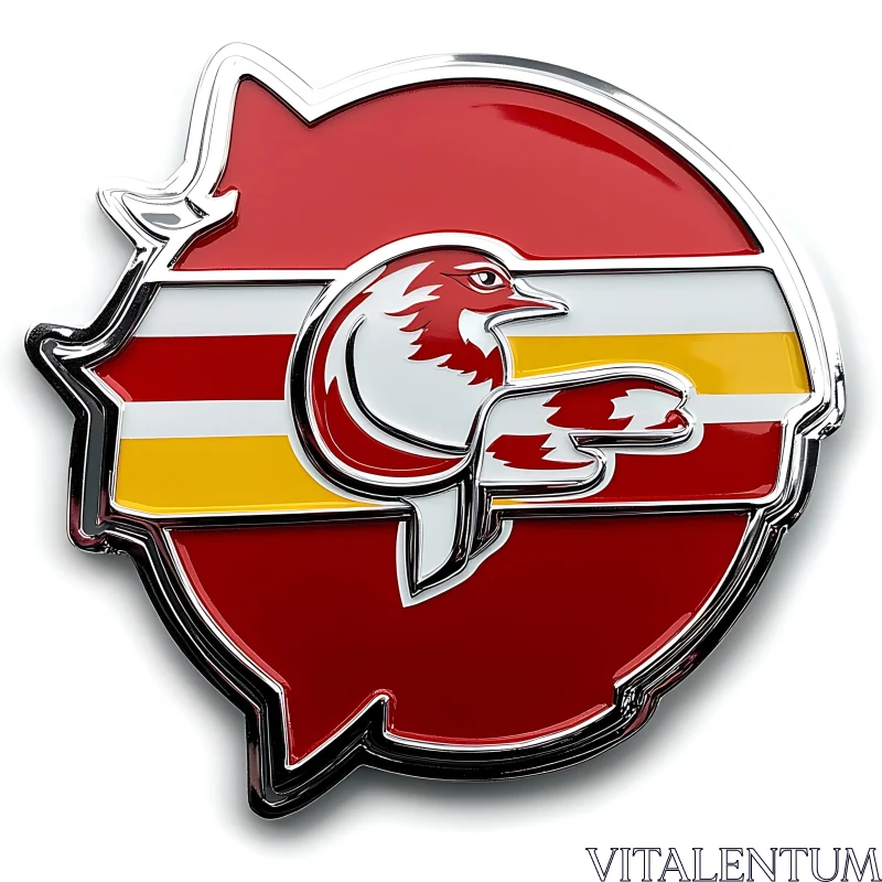 Unique Bird Logo with Bold Colors