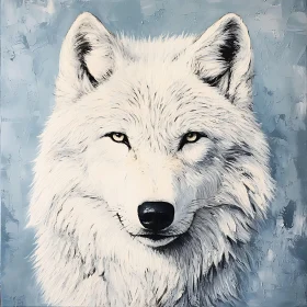 Arctic Wolf Gaze