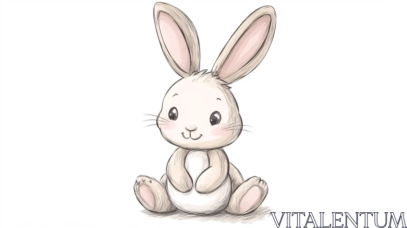 Charming Bunny Artwork: Gentle and Sweet