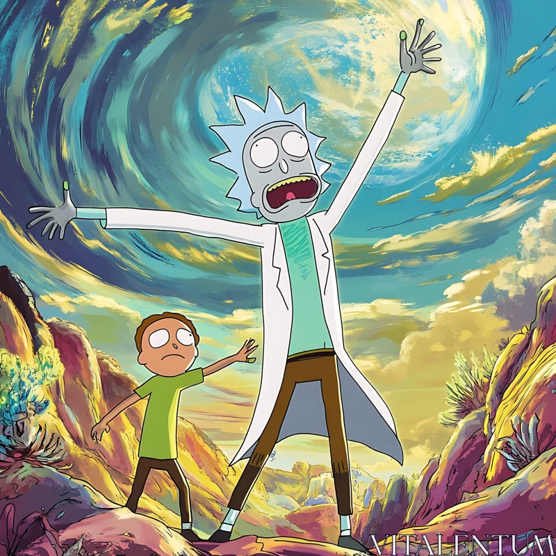 Cartoon Adventure in Fantasy World