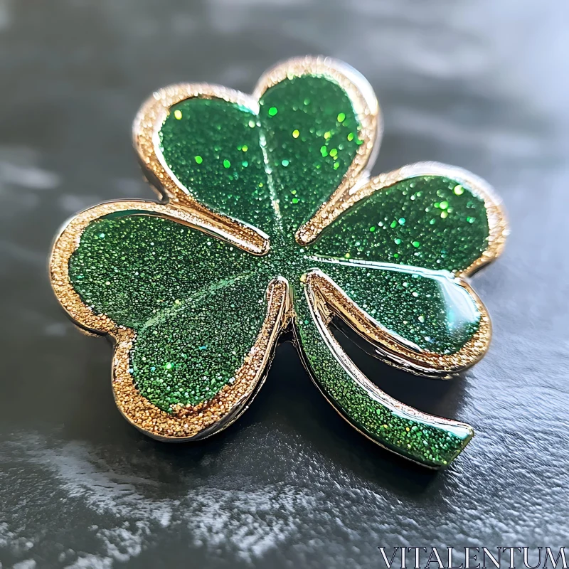Sparkling Shamrock of Good Fortune