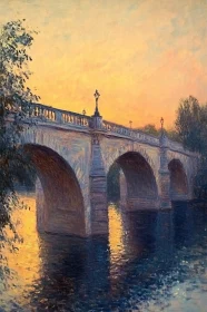 Sunset Serenade at the Stone Bridge