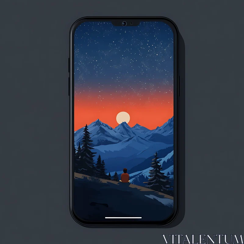 Sunset Mountain View