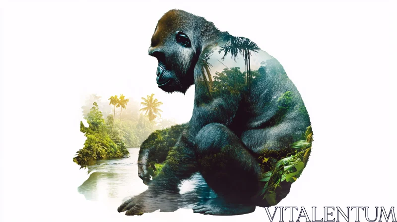 Wildlife and Nature Fusion in Gorilla