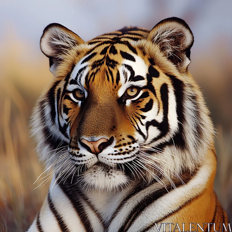 Majestic Tiger Close-Up