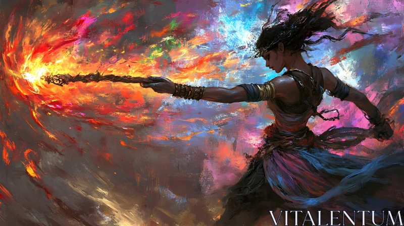Mystical Spellcaster Art