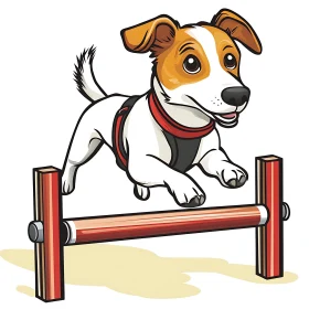 Playful Jack Russell Terrier in Action