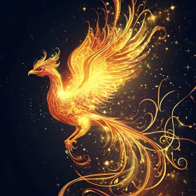 Phoenix Bird of Fire Artwork