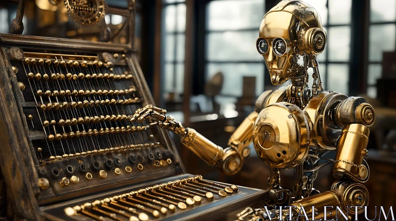 Steampunk Robot Accountant