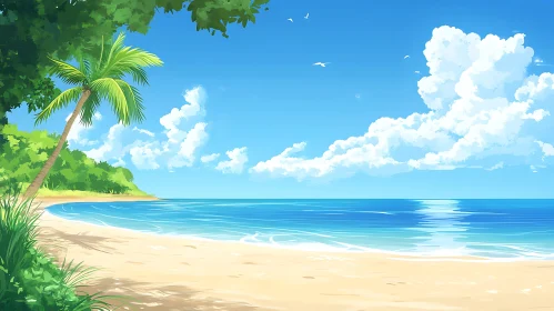 Tropical Beach Landscape