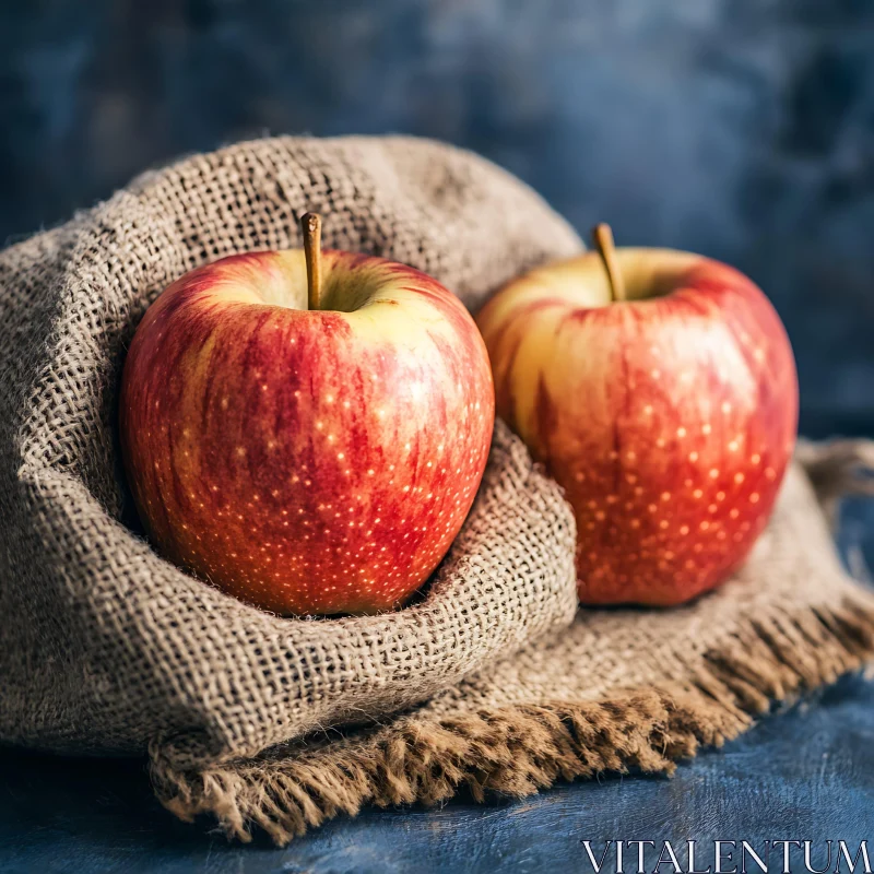 Rustic Apple Still Life AI Image