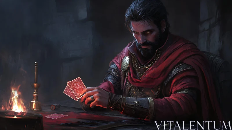 Intense Card Game AI Image