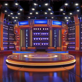 High-Tech TV Studio Stage Design