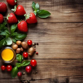 Strawberry and Tomato Still Life