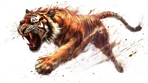 Intense Tiger Leap Artwork