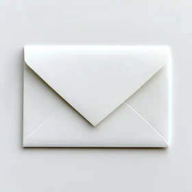 Sleek White Envelope in Minimalistic Setting