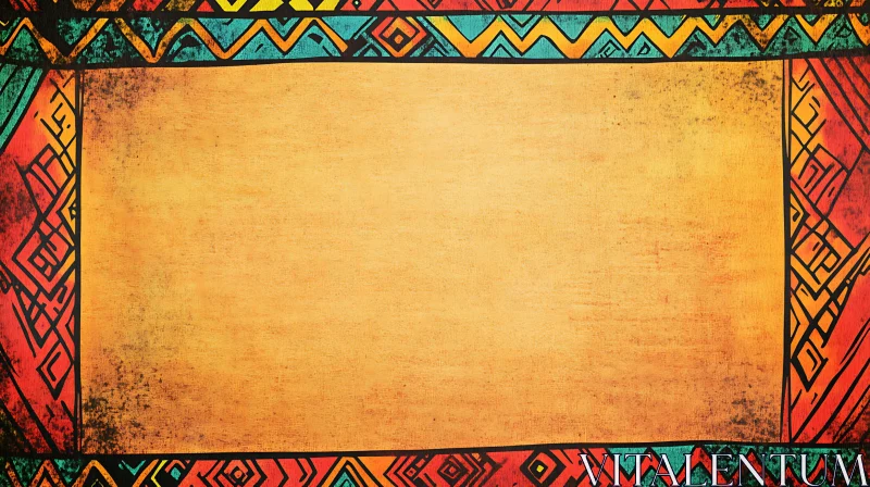 Ethnic Patterned Background AI Image