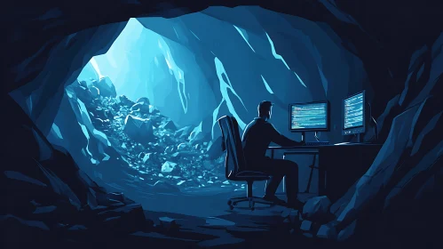 Cave Coder: A Unique Workspace