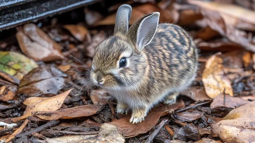 Portrait of a Wild Rabbit