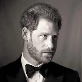 Prince Harry in a Formal Suit