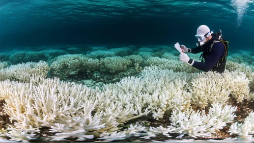 Underwater Coral Reef Bleaching Documentation