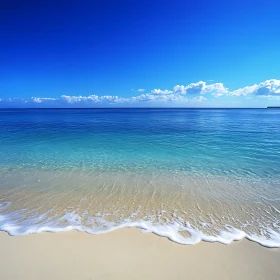 Azure Waters and White Sands Beach