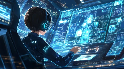 Futuristic Data Interface