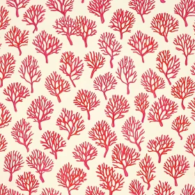 Abstract Red Coral Branch Design