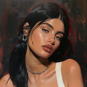 Glamorous Portrait of Kylie Jenner