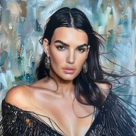 Kendall Jenner in a Sophisticated Art Portrait