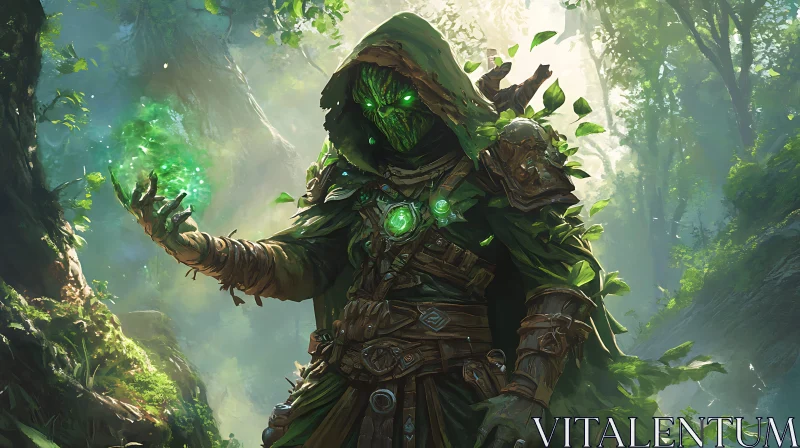 AI ART Enchanting Forest Guardian Artwork