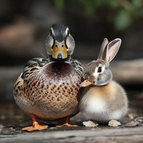 Hybrid Animals Duck and Rabbit