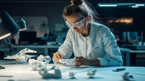Innovative Research: Model Construction in Lab