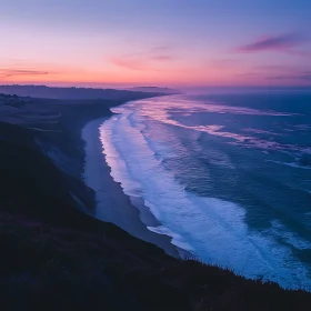 Calm Sea at Dusk