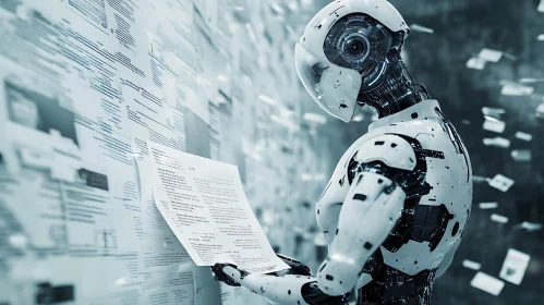 Robot Reading Document