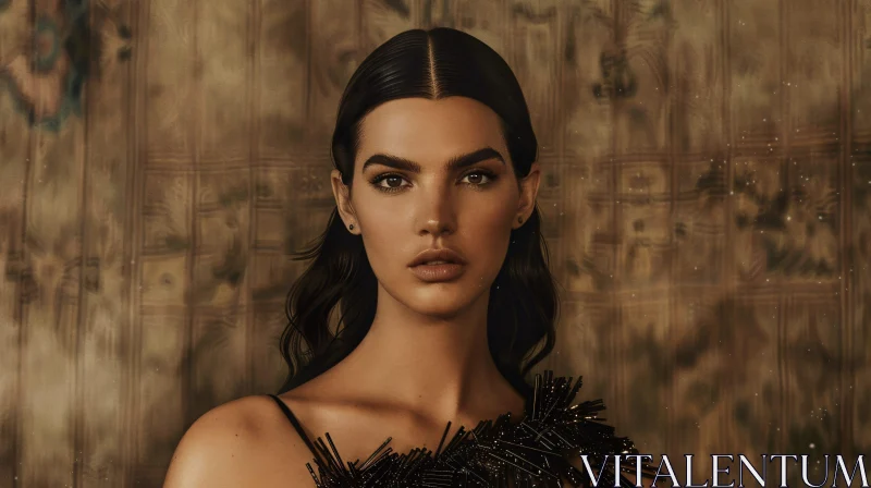 Kendall Jenner Stylish Portrait AI Image