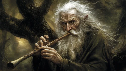 Forest Elf with Flute