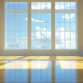 Bright Room with a View of Sky