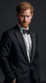 Sophisticated Portrait of Prince Harry