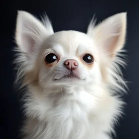 White Chihuahua Portrait