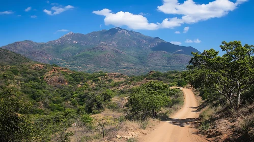 Mountain Road Landscape