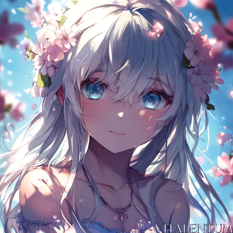 AI ART Spring Anime Portrait