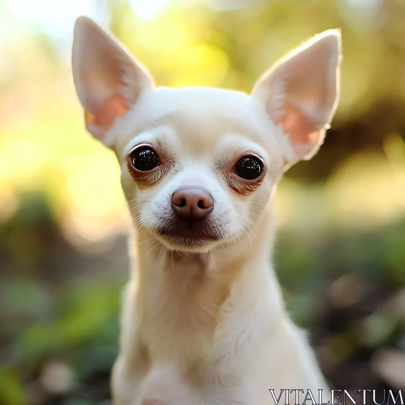 Adorable Chihuahua with Expressive Eyes AI Image