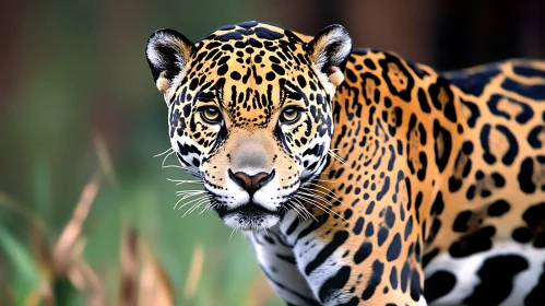 Jaguar Close-Up: A Portrait of Wildlife