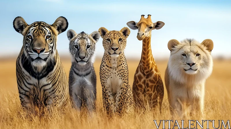 Savanna Animal Pack AI Image