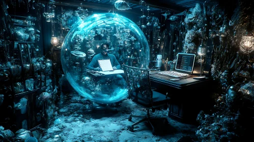 Man in Sphere