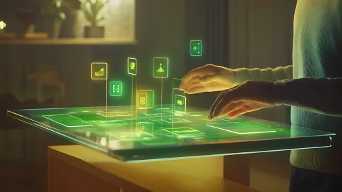 Futuristic Touchscreen Technology