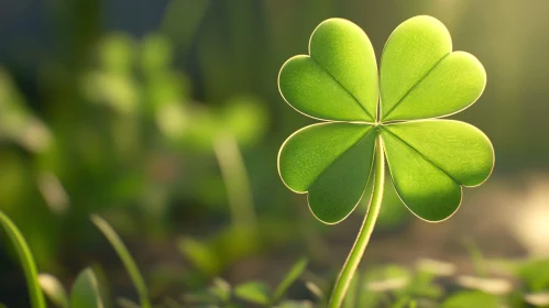 Radiant Clover: A Symbol of Fortune