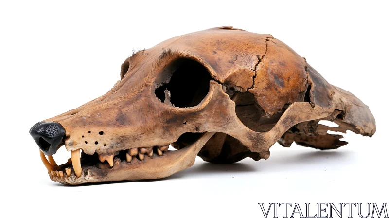 AI ART Canine Skull Bone Structure
