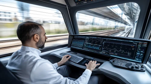 Train Cockpit View